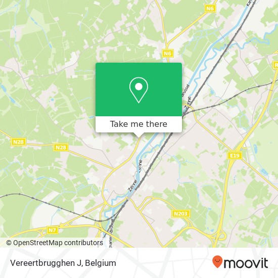 Vereertbrugghen J map