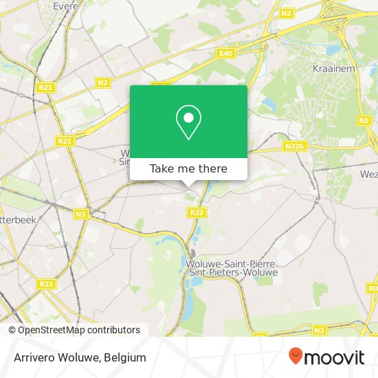 Arrivero Woluwe plan