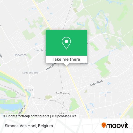 Simone Van Hool map
