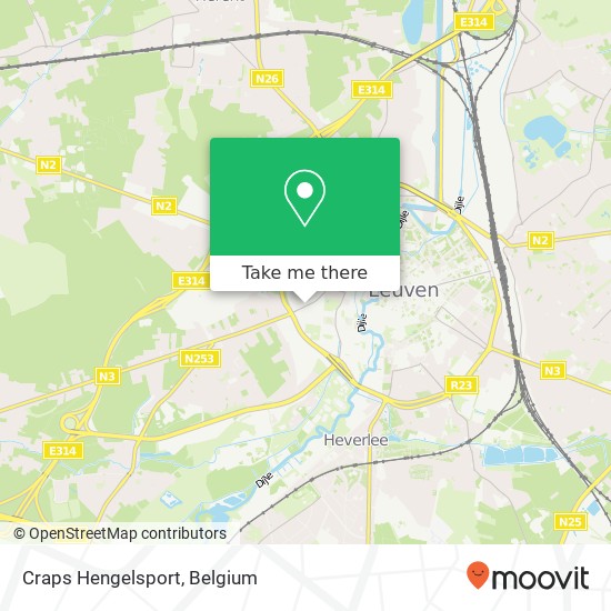 Craps Hengelsport map
