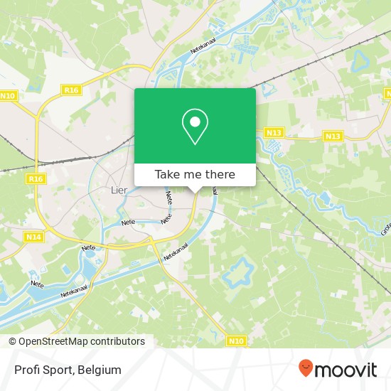 Profi Sport map