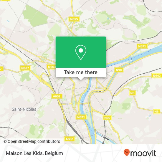 Maison Les Kids map