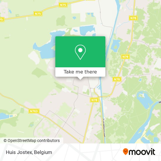 Huis Jostex map