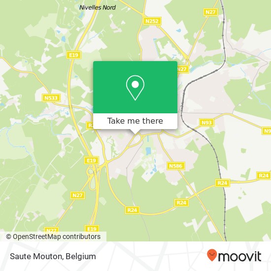 Saute Mouton map