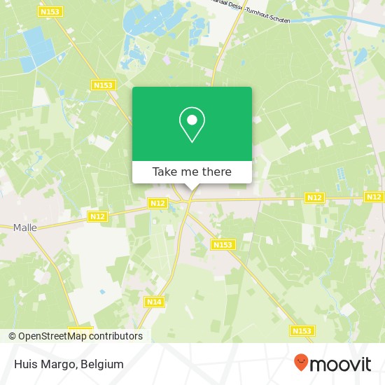 Huis Margo map