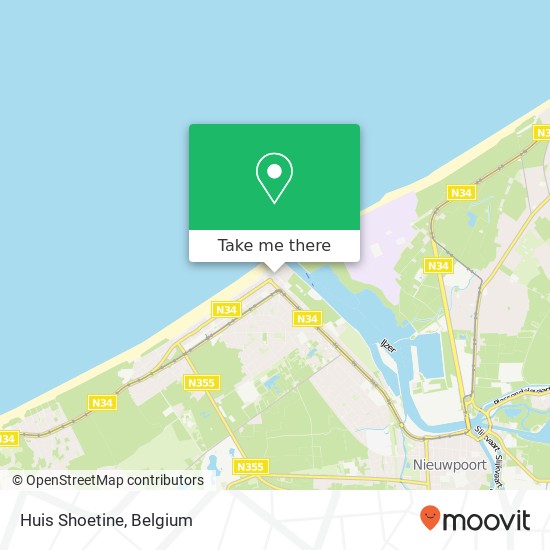 Huis Shoetine map