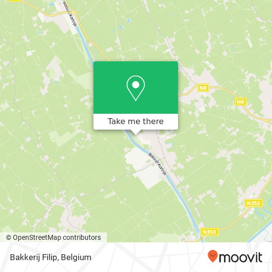 Bakkerij Filip map