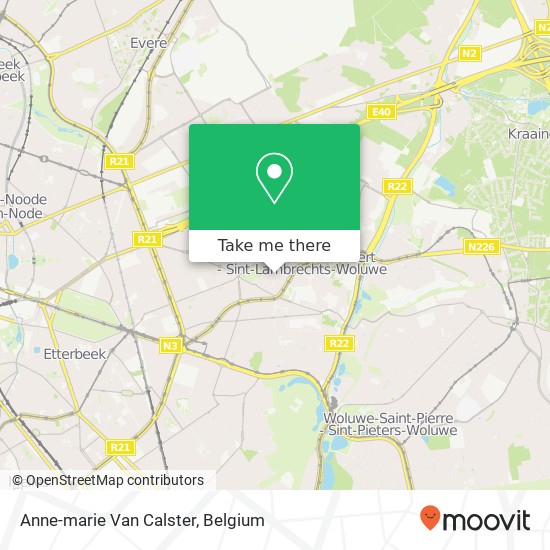 Anne-marie Van Calster map