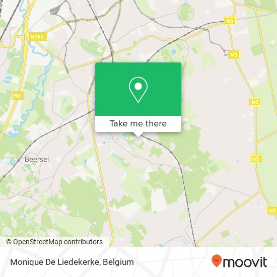 Monique De Liedekerke map
