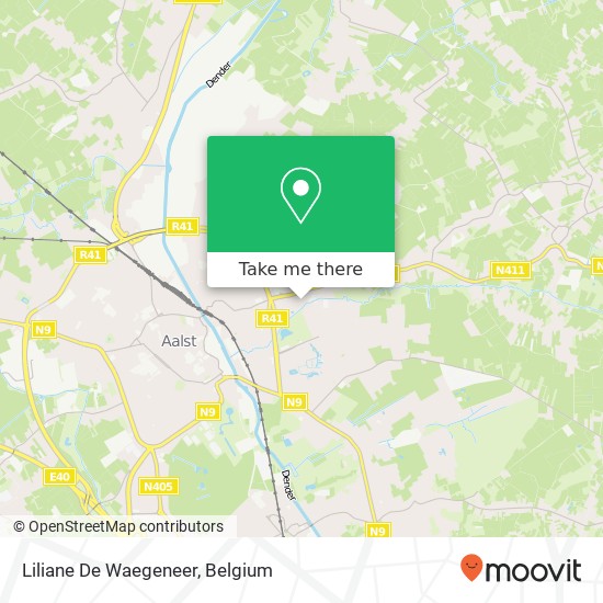 Liliane De Waegeneer map