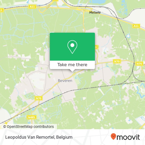 Leopoldus Van Remortel map