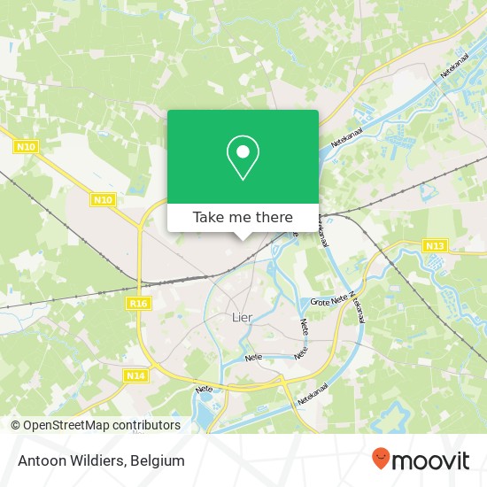 Antoon Wildiers map