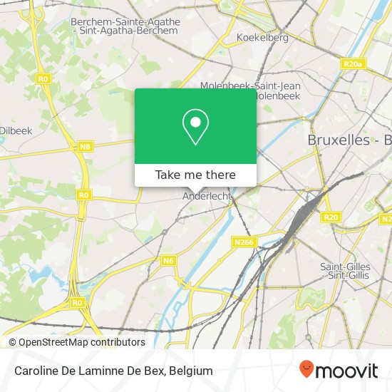 Caroline De Laminne De Bex map