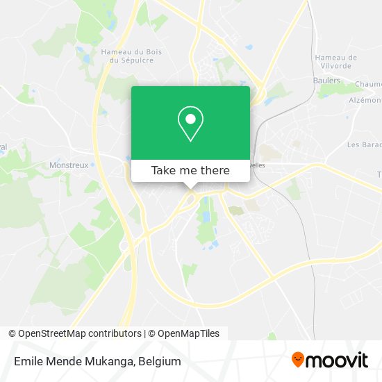 Emile Mende Mukanga map