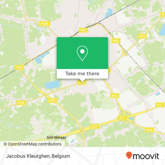 Jacobus Kleutghen map