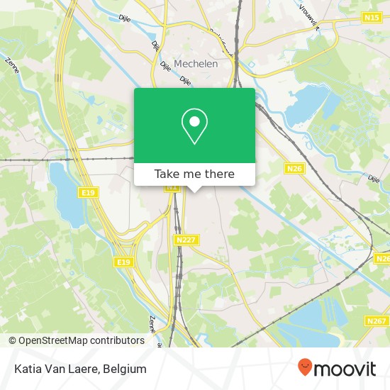 Katia Van Laere map