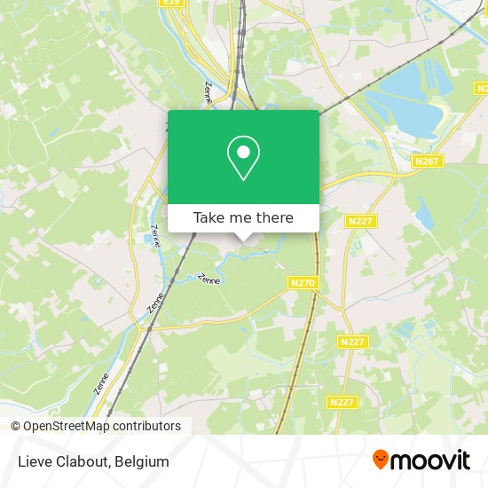 Lieve Clabout map