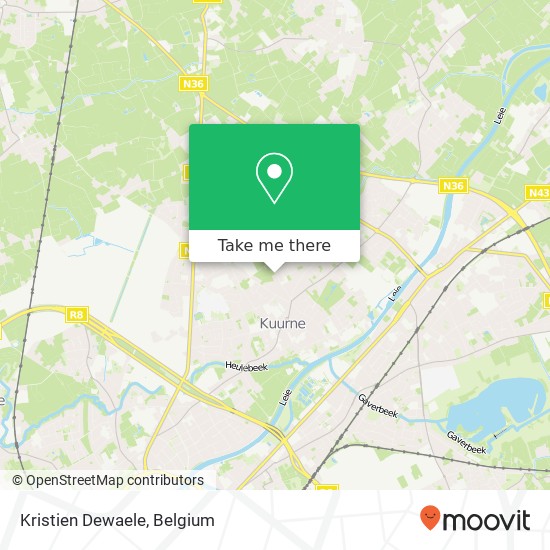 Kristien Dewaele map