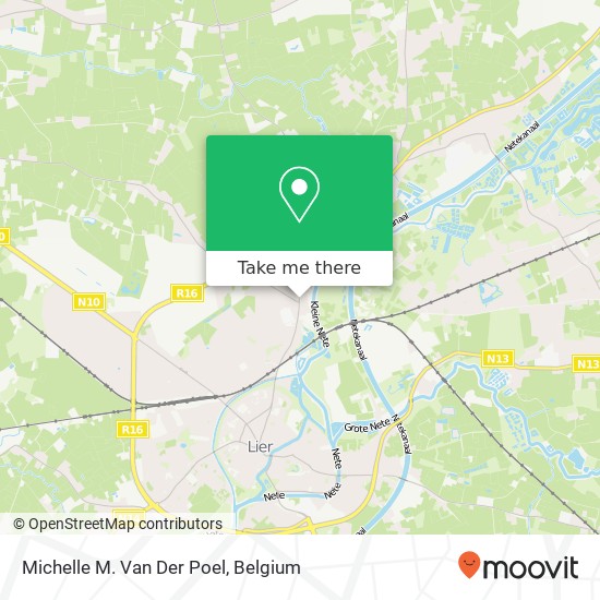 Michelle M. Van Der Poel map