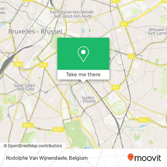 Rodolphe Van Wijnendaele map