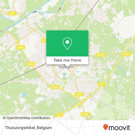 Thuiszorgwinkel map