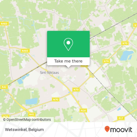 Wetswinkel map