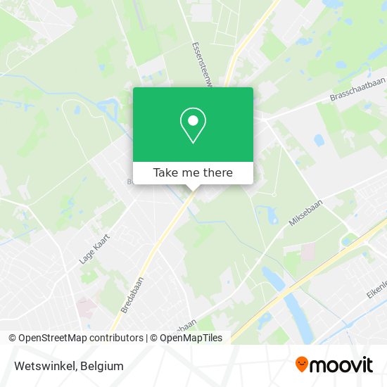 Wetswinkel map