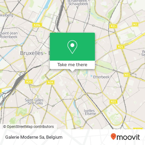 Galerie Moderne Sa map