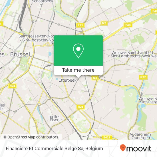 Financiere Et Commerciale Belge Sa map