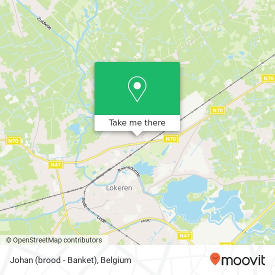 Johan (brood - Banket) map