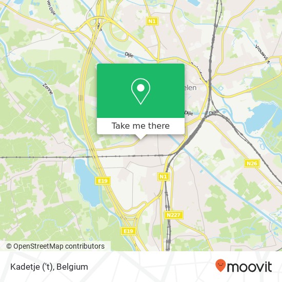 Kadetje ('t) map