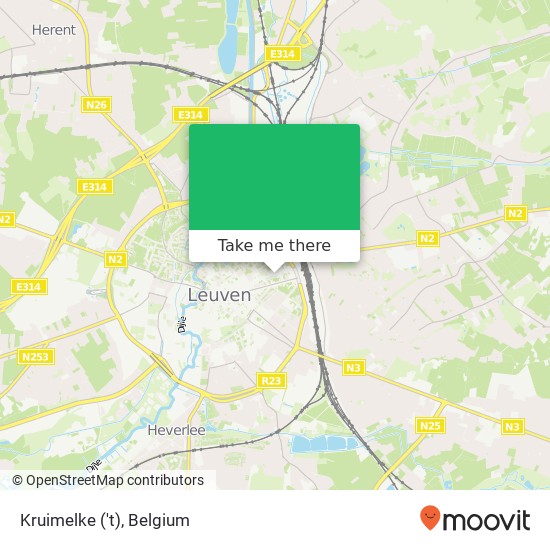 Kruimelke ('t) map