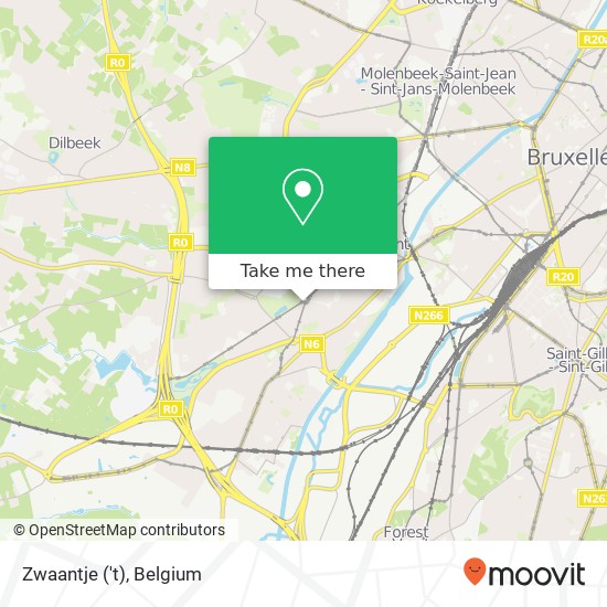 Zwaantje ('t) map