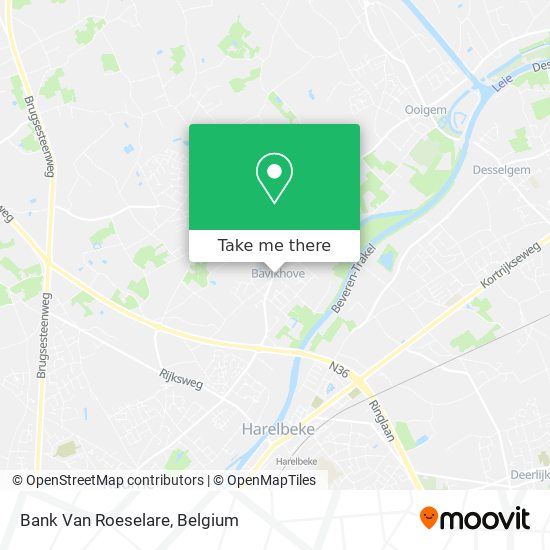 Bank Van Roeselare map