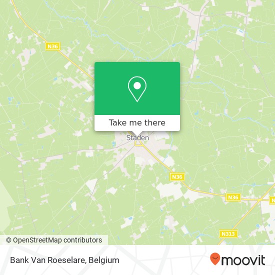 Bank Van Roeselare map