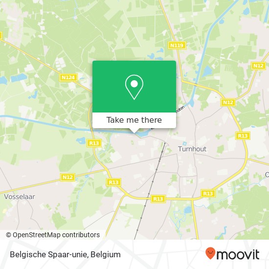 Belgische Spaar-unie map