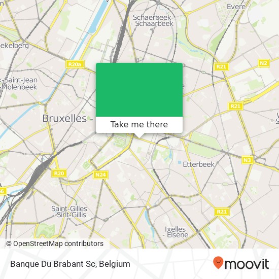 Banque Du Brabant Sc map