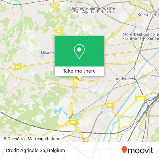 Credit Agricole Sa map