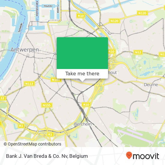 Bank J. Van Breda & Co. Nv map
