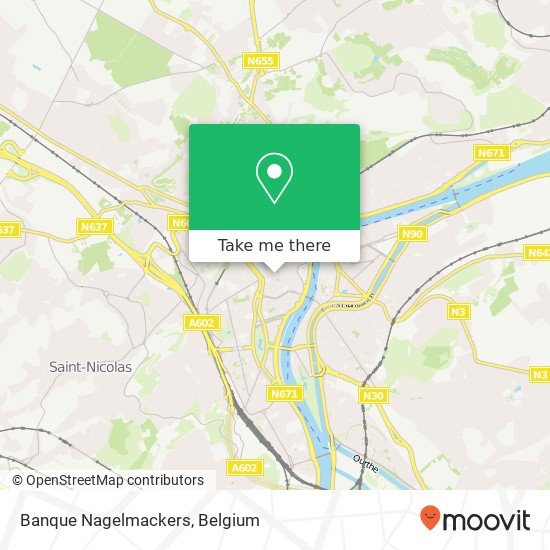 Banque Nagelmackers map