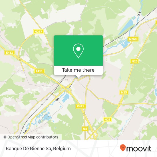 Banque De Bienne Sa map