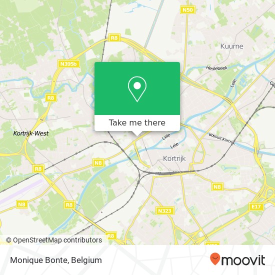 Monique Bonte map