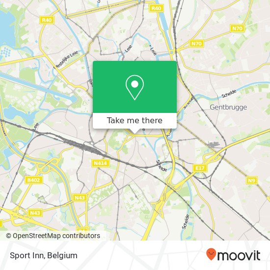 Sport Inn map