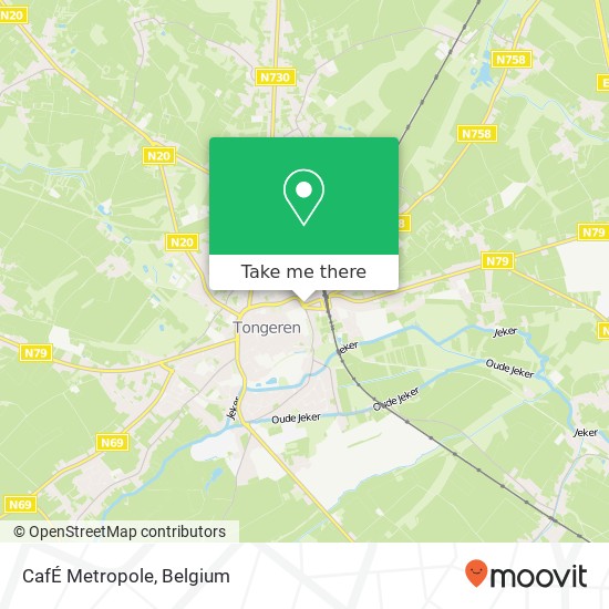 CafÉ Metropole map