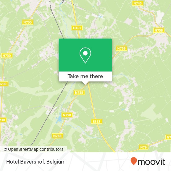 Hotel Bavershof map