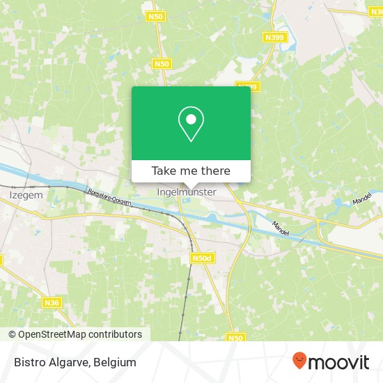 Bistro Algarve map