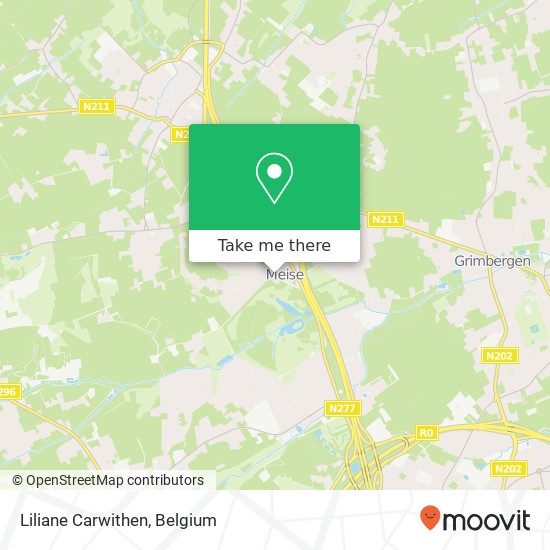 Liliane Carwithen map