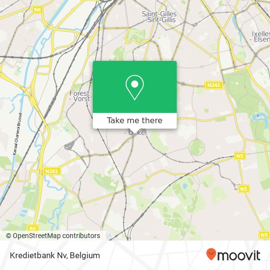 Kredietbank Nv map