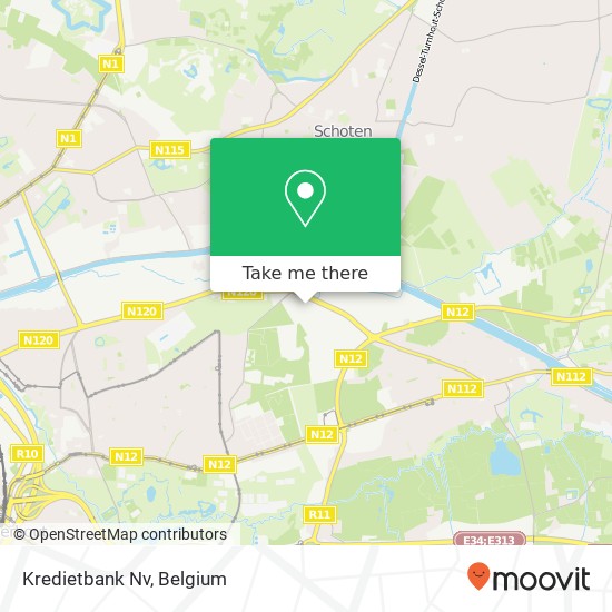 Kredietbank Nv map