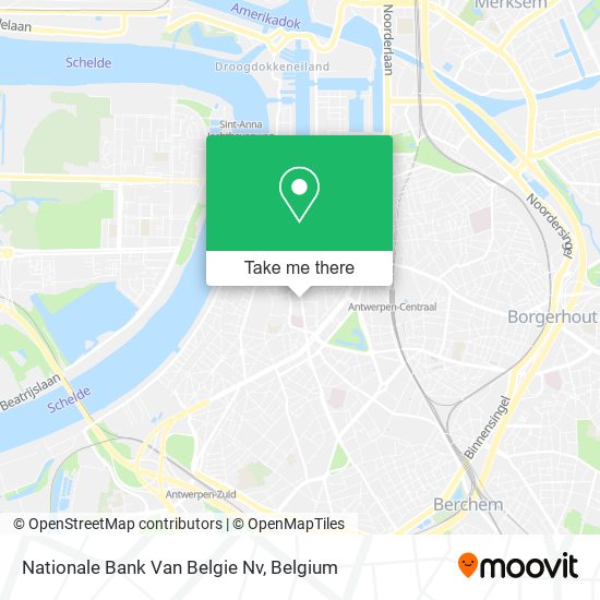 Nationale Bank Van Belgie Nv map